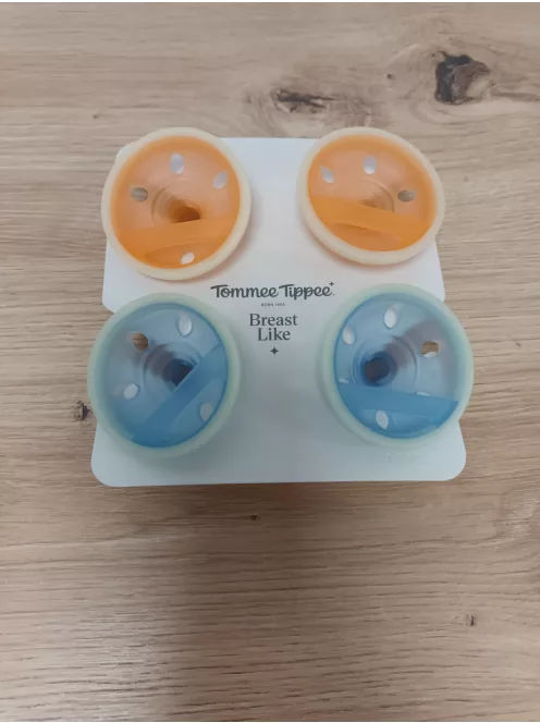 Tommee Tippee Night Glow 6-18hó 4db-os szilikon cumi szett, OUTLET termék