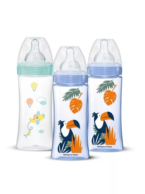 Dodie Sensation+ Anti-Colic cumisüvegek 3x330ml - tukános, OUTLET termék