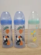 Dodie Sensation+ Anti-Colic cumisüvegek 3x330ml - tukános, OUTLET termék