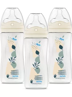   Dodie Sensation+ Anti-Colic cumisüvegek 3x330ml - terrakotta , OUTLET termék