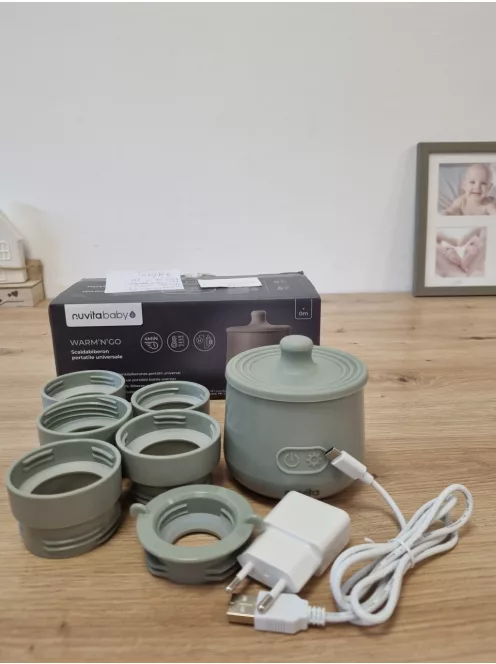 Nuvita 1162 Warm'n'Go hordozható cumisüveg melegítő, OUTLET termék