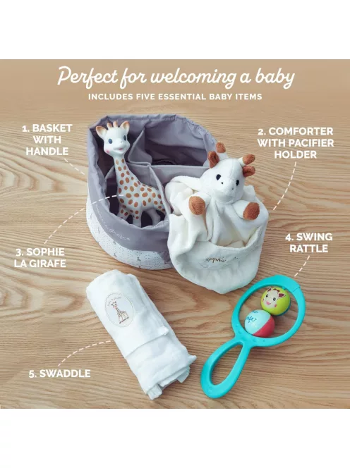 Sophie la Girafe 5 részes ajándékkosár OUTLET termék