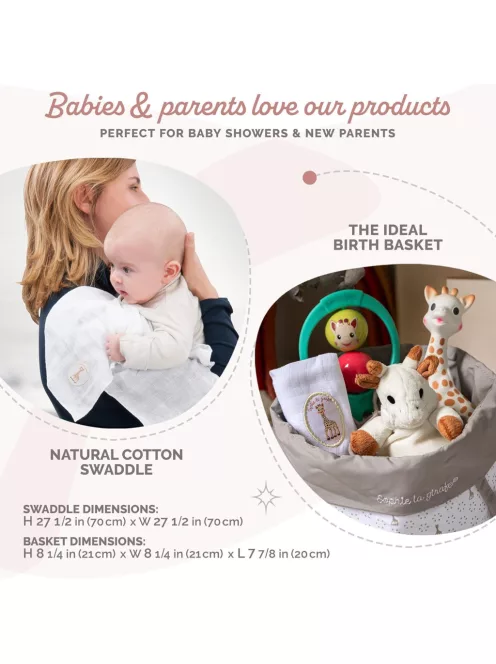Sophie la Girafe 5 részes ajándékkosár OUTLET termék