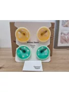 Tommee Tippee Night Glow 6-18 hó 4db-os szilikon cumi szett, OUTLET termék