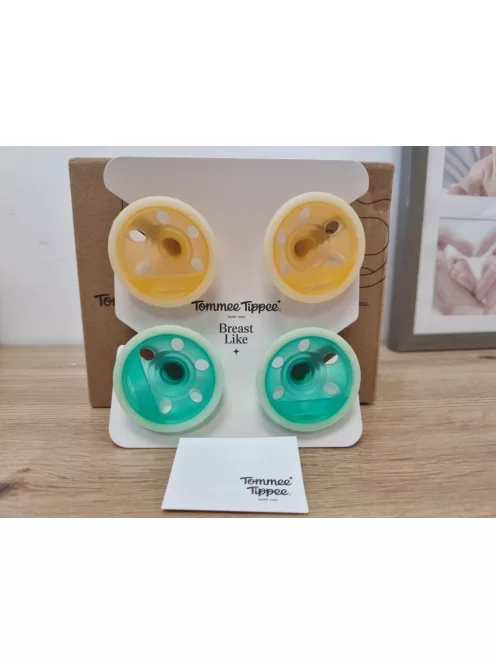 Tommee Tippee Night Glow 6-18 hó 4db-os szilikon cumi szett, OUTLET termék