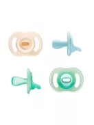 Tommee Tippee Ultra-Light StayPut éjszakai 4db-os szilikon cumi szett 0-6 hó, OUTLET termék