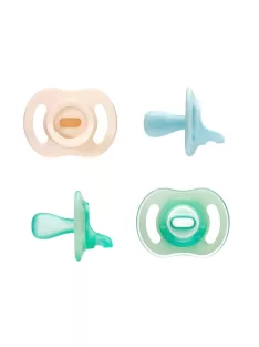   Tommee Tippee Ultra-Light StayPut éjszakai 4db-os szilikon cumi szett 0-6 hó, OUTLET termék