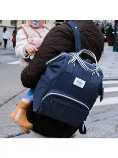   Béaba Wellington praktikus pelenkázótáska alátéttel-kék, OUTLET termék