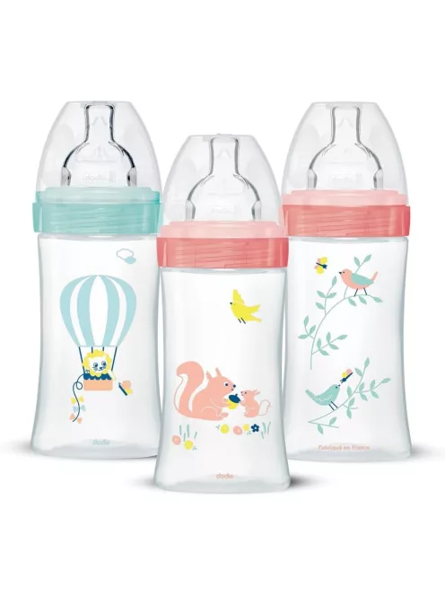  Dodie Sensation Plus 3x270ml-es cumisüveg szett, OUTLET termék