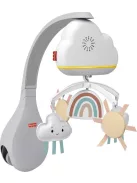 Fisher-Price szivárványos zenélő forgó kiságyra, OUTLET termék