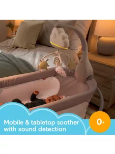   Fisher-Price szivárványos zenélő forgó kiságyra, OUTLET termék