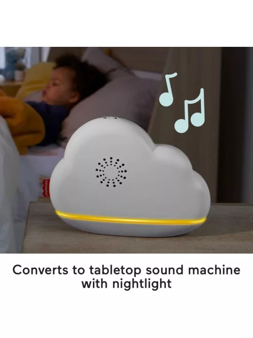 Fisher-Price szivárványos zenélő forgó kiságyra, OUTLET termék