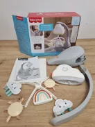 Fisher-Price szivárványos zenélő forgó kiságyra, OUTLET termék