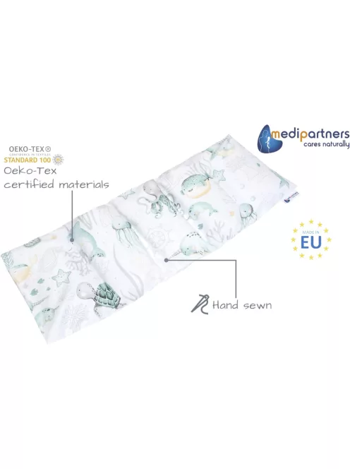 Medi Partners cseresznyemag párna huzattal 60x20cm- OUTLET termék