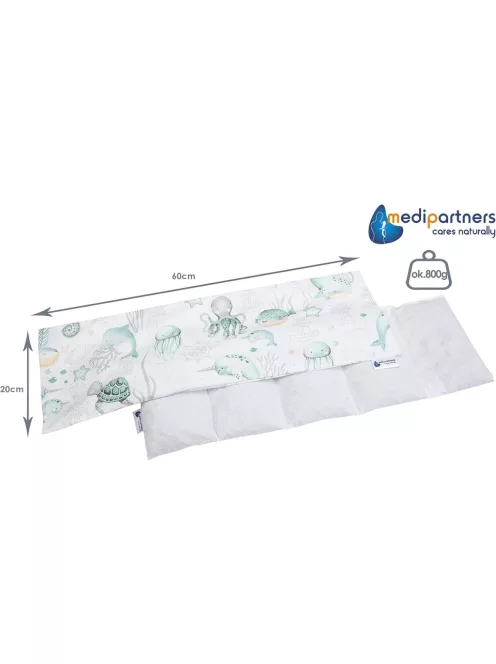 Medi Partners cseresznyemag párna huzattal 60x20cm- OUTLET termék