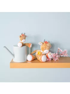 Nattou Mila plüs tehén játék-32cm, OUTLET termék