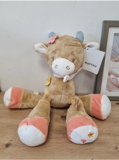 Nattou Mila plüs tehén játék-32cm, OUTLET termék
