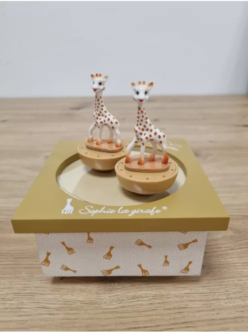 Trousselier  Sophie, a zsiráf zenélő doboz, OUTLET termék
