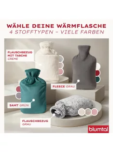 Blumtal szőrmés melegvizes palack, OUTLET termék