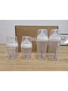 Nuk Perfect Match hőmérséklet kijelzős cumisüveg szett, 2x150ml S-es méret+ 2x260 ml M-es méret, OUTLET termék