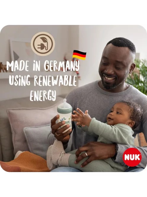Nuk For Nature S-es méretű szilikon etetőfej 2 db, 0-6 hó, OUTLET termék