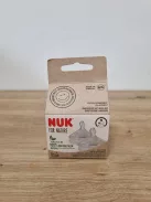 Nuk For Nature S-es méretű szilikon etetőfej 2 db, 0-6 hó, OUTLET termék