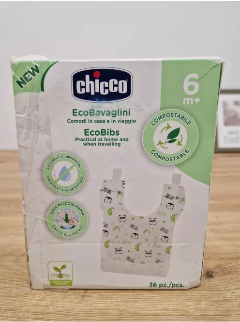 Chicco eldobható előke szett, 36 db-os, OUTLET termék