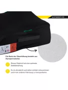 Dunlop autós ülésmagasító, 135-150 cm-fekete, OUTLET termék