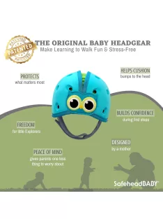  SafeheadBaby puha baba fejvédő 7-24hó, 40-52cm, OUTLET termék