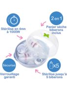 Tigex sterilizáló mikróhullámú sűtőbe, OUTLET termék