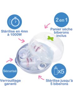 Tigex sterilizáló mikróhullámú sűtőbe, OUTLET termék