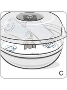 Tigex sterilizáló mikróhullámú sűtőbe, OUTLET termék