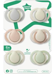   Tommee Tippee 6db-os szilikon cumi szett 0-2hó, OUTLET termék