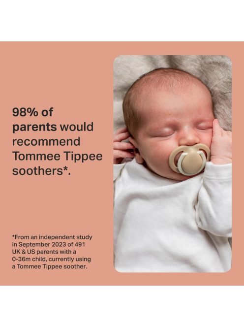 Tommee Tippee 6db-os szilikon cumi szett 0-2hó, OUTLET termék
