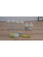 Bebeconfortt Physio Air cumisüvegszett kefével és cumival, 2x150ml, 2x270ml, 2x360ml, OUTLET termék