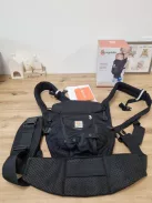 Ergobaby Adapt 3 pozíciós SoftFlex háló babahordozó-Onyx Black, OUTLET termék