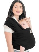 KeaBabies karikás hordozókendő-fekete. Outlet termék