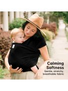 KeaBabies karikás hordozókendő-fekete. Outlet termék