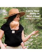 KeaBabies karikás hordozókendő-fekete. Outlet termék