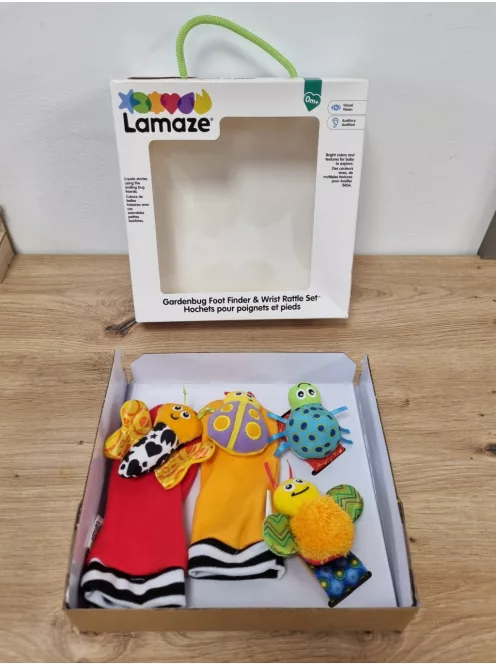 Lamaze Gardenbug ujjbábszett kicsiknek, OUTLET termék