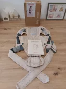 BabyBjörn Mini babahordozó , 3D Mesh, halvány rózsaszín. OUTLET termék