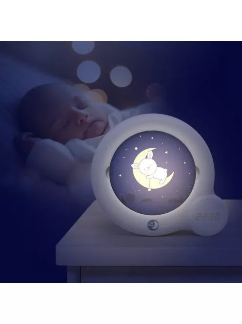 Pabobo Kid's Sleep Essential éjszakai fény és óra, OUTLET termék
