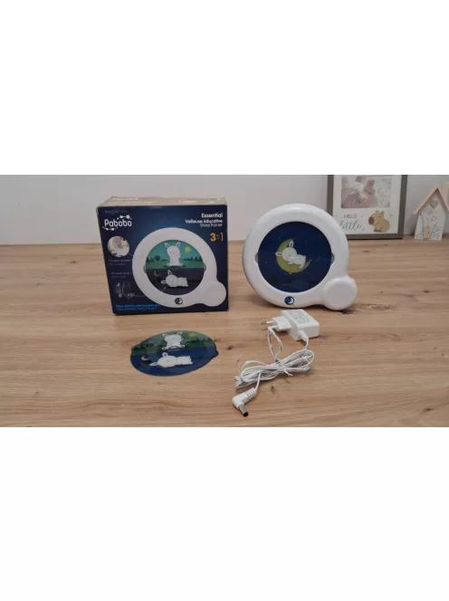 Pabobo Kid's Sleep Essential éjszakai fény és óra, OUTLET termék