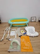 Jiraffity összecsukható babakád állvánnyal és kiegészítőkkel, OUTLET termék