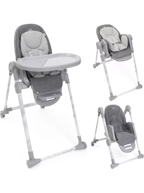 Chicco Polly Armonia Carrara állítható és dönthető etetőszék, OUTLET termék