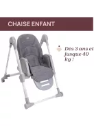 Chicco Polly Armonia Carrara állítható és dönthető etetőszék, OUTLET termék