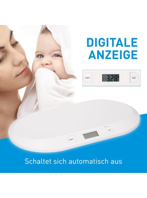 Grundig digitális babamérleg 20kg-ig, OUTLET termék
