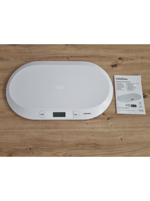 Grundig digitális babamérleg 20kg-ig, OUTLET termék