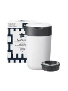 Tommee Tippee Twist&Click pelenkatartó 1db utántöltővel, fehér- OUTLET termék