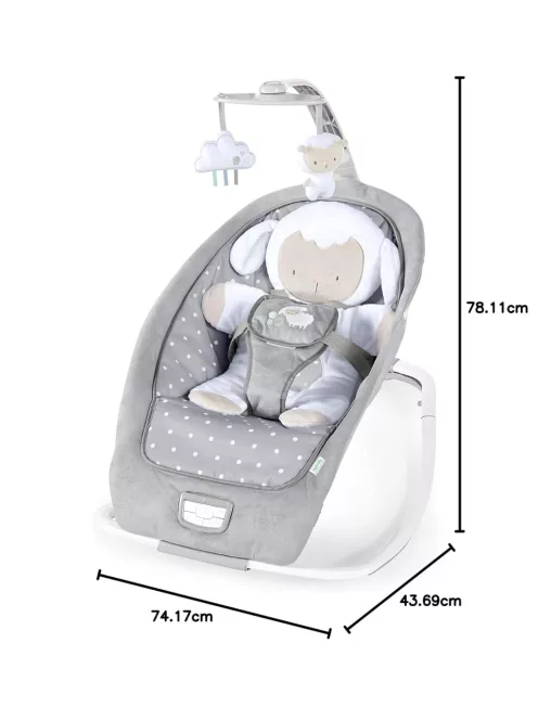 Ingenuity Cuddle Lamb Baby pihenőszék. OUTLET termék